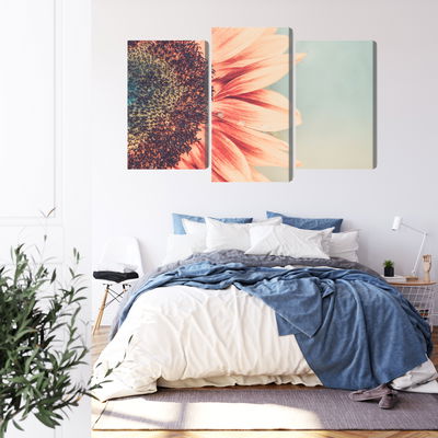 Ljuddämpande tavla - Blooming sunflower