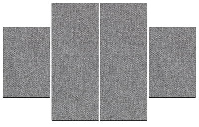 Ljudabsorbent till vägg - Wall 4-parts one
