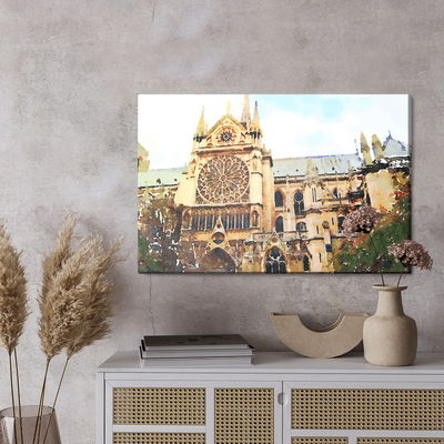 Ljuddämpande tavla - Notre dame cathedral as