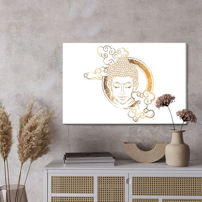 Ljuddämpande tavla - Buddha looking
