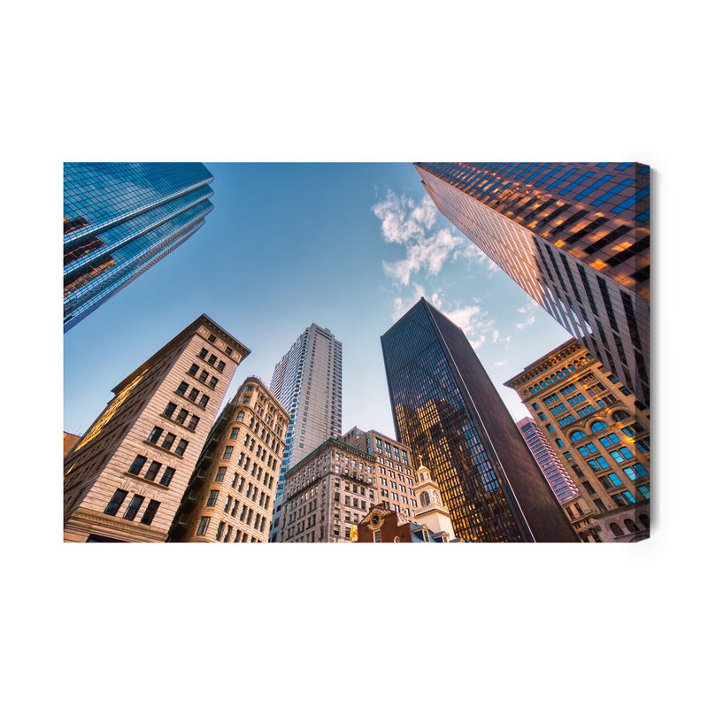 Ljuddämpande tavla - Boston skyscrapers