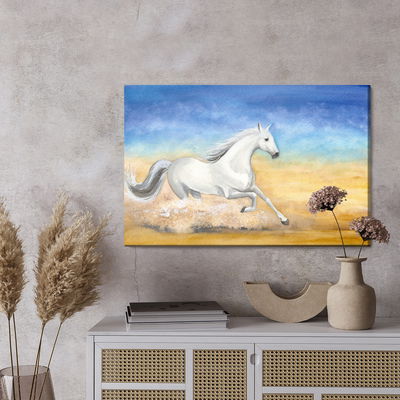 Ljuddämpande tavla - A horse galloping