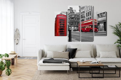 Ljuddämpande tavla - Vintage american car in cuba