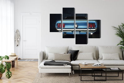 Ljuddämpande tavla - The back of an old ford