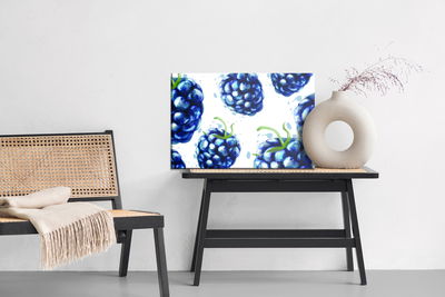 Ljuddämpande tavla - Painted blackberries