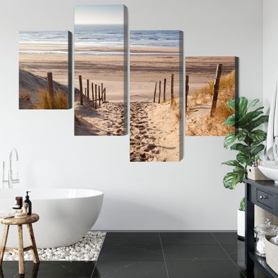 Ljuddämpande tavla - Sandy path to the north sea