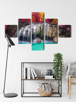 Ljuddämpande tavla - A waterfall in the deep