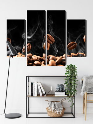 Ljuddämpande tavla - Hot coffee beans