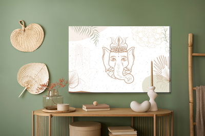 Ljuddämpande tavla - Drawing of ganesha