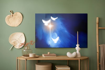 Ljuddämpande tavla - An abstract cross