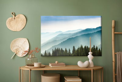 Ljuddämpande tavla - Majestic 3d mountain