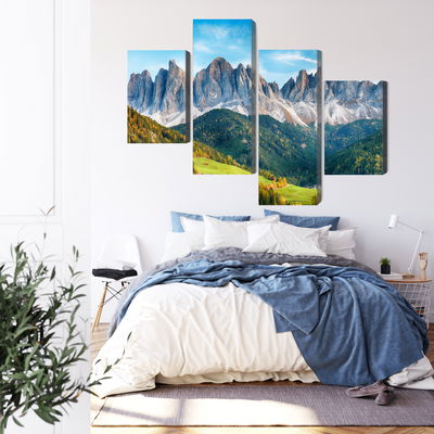 Ljuddämpande tavla - Dolomites mountain range