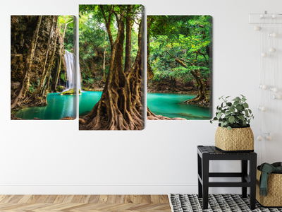 Ljuddämpande tavla - Erawan waterfalls