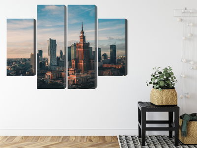 Ljuddämpande tavla - Warsaw and the view