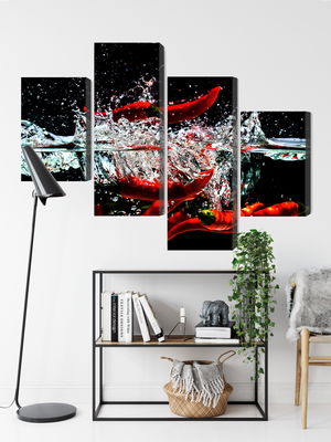 Ljuddämpande tavla - Chili in water