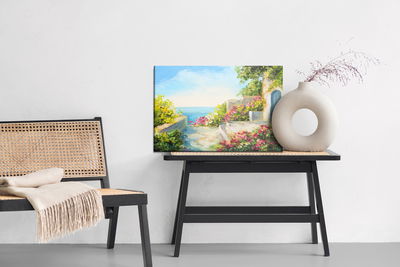 Ljuddämpande tavla - House by the sea