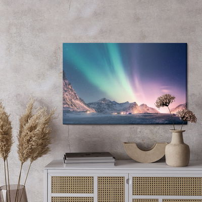 Ljuddämpande tavla - Northern lights