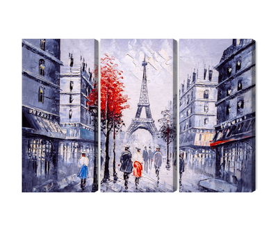 Ljuddämpande tavla - The view of the Paris street