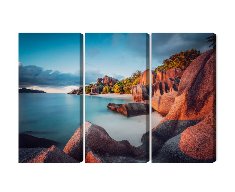 Ljuddämpande tavla - Beach in seychelles
