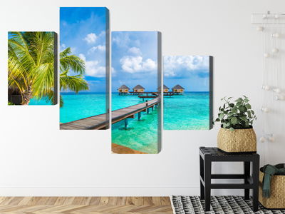 Ljuddämpande tavla - Floating houses