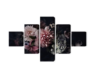 Ljuddämpande tavla - Flowers in vintage style