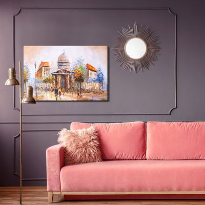 Ljuddämpande tavla - Paris streets as painted