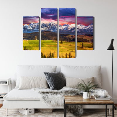 Ljuddämpande tavla - Landscape with the polish