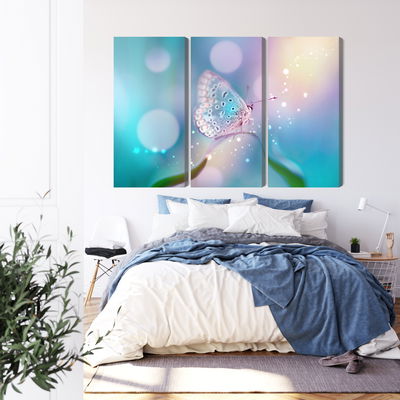 Ljuddämpande tavla - A delicate butterfly