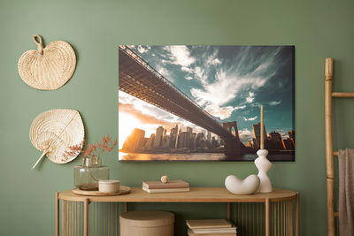 Ljuddämpande tavla - Sunset in New York