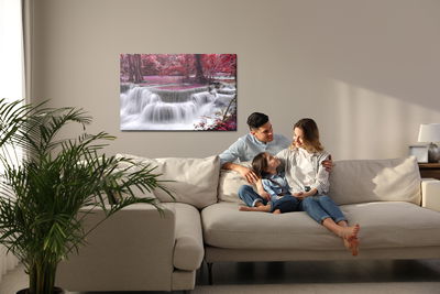 Ljuddämpande tavla - Waterfall huay mae khamin