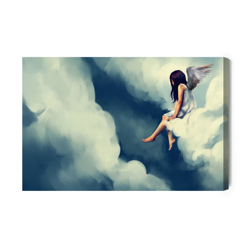 Ljuddämpande tavla - Angel woman