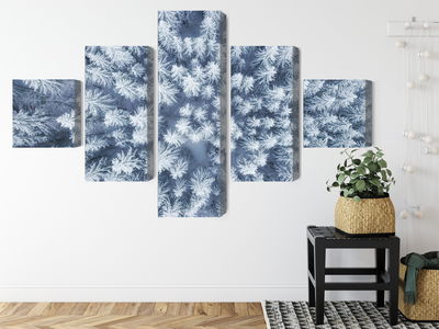 Ljuddämpande tavla - Aerial view of the winter