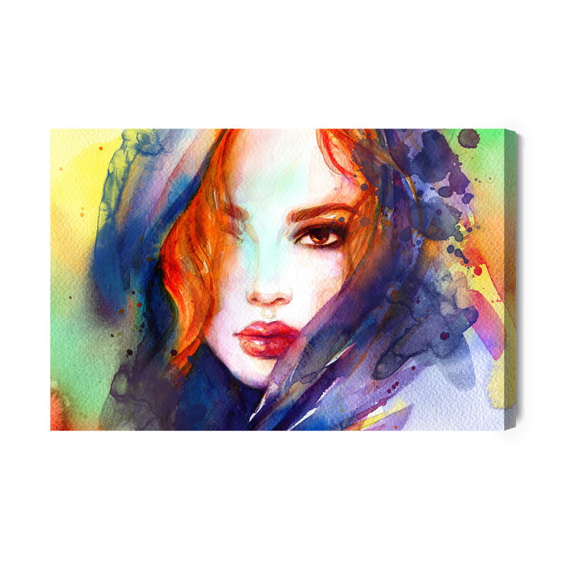 Ljuddämpande tavla - Portrait of a young woman