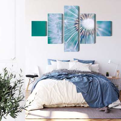 Ljuddämpande tavla - Dandelion on a macro scale