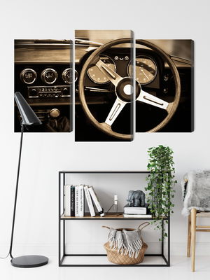 Ljuddämpande tavla - The dashboard of an antique