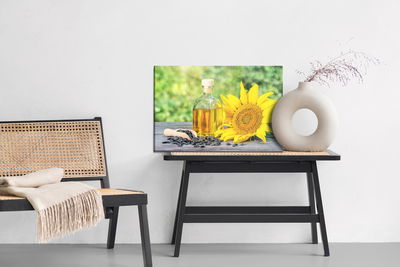 Ljuddämpande tavla - Sunflower with cores and oil