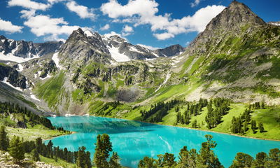 Ljuddämpande tavla - Crystalline lake
