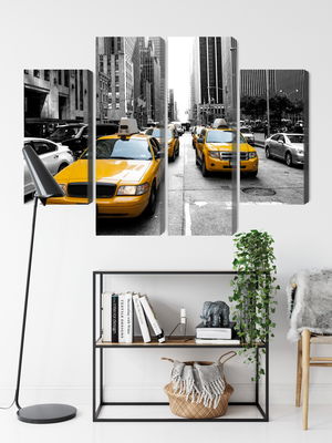 Ljuddämpande tavla - Taxis in New York