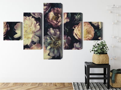 Ljuddämpande tavla - A bouquet of colorful