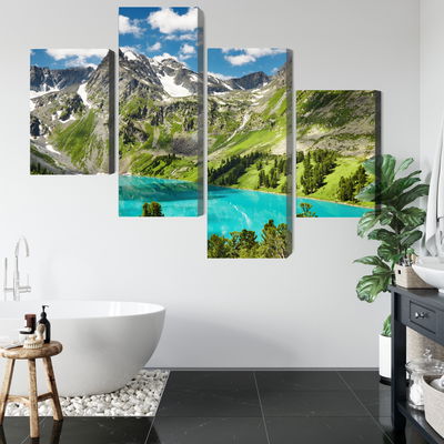 Ljuddämpande tavla - Crystalline lake