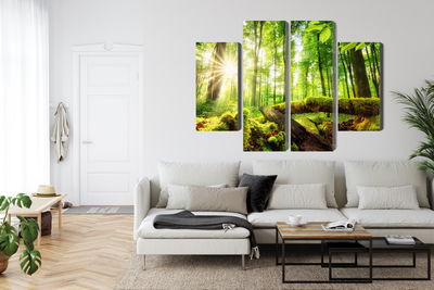 Ljuddämpande tavla - Rays of the sun in the 3d