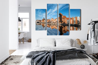 Ljuddämpande tavla - Panorama of gdansk