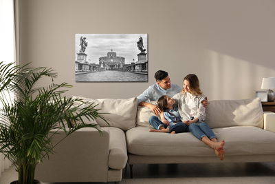 Ljuddämpande tavla - View of the castle of st