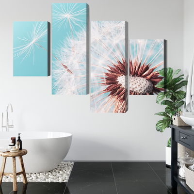 Ljuddämpande tavla - Dandelion flower on a macro