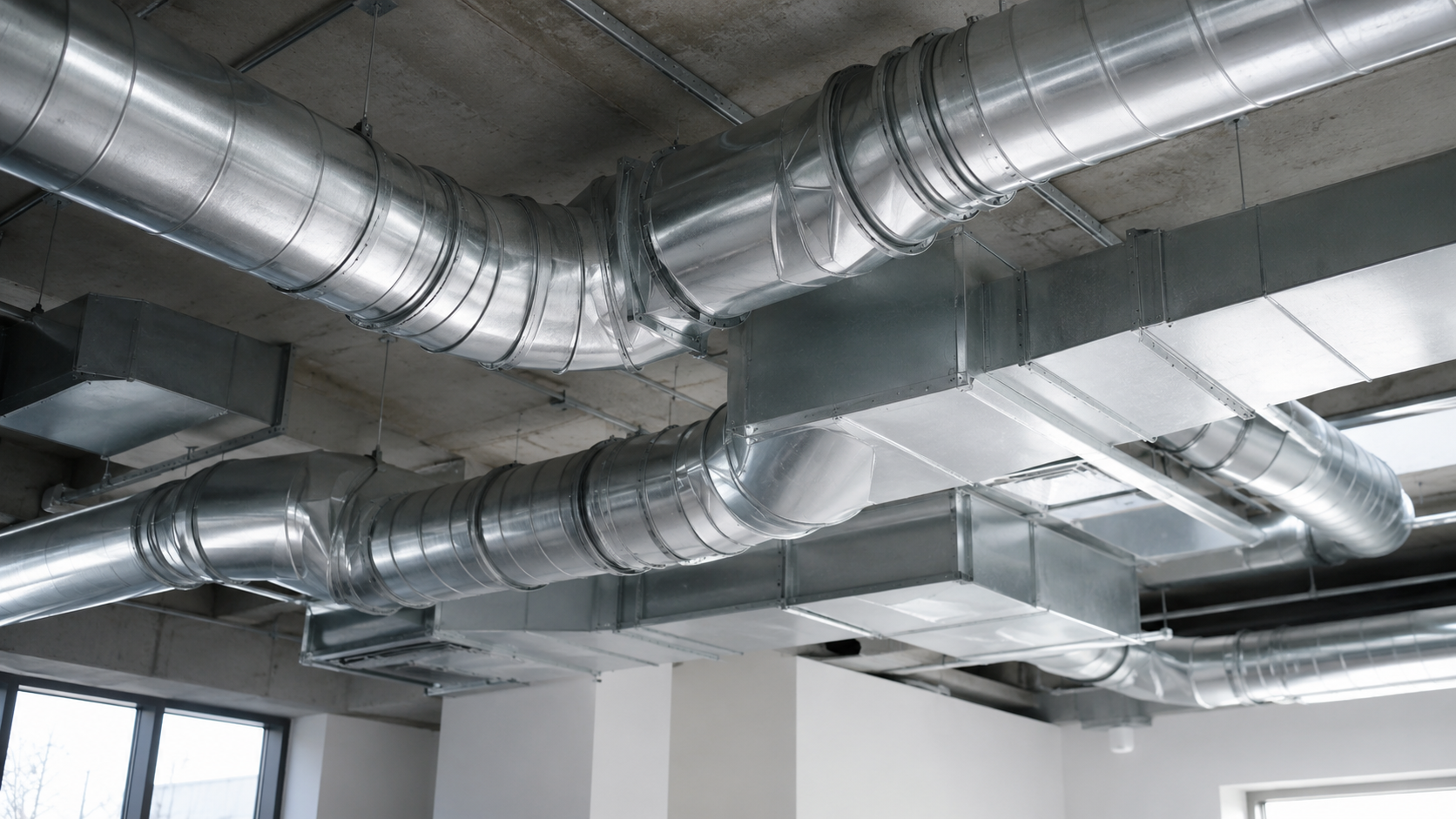Ventilationssystem med olika kanaler