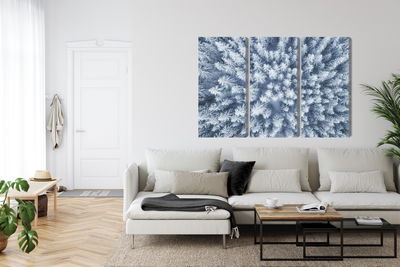 Ljuddämpande tavla - Aerial view of the winter