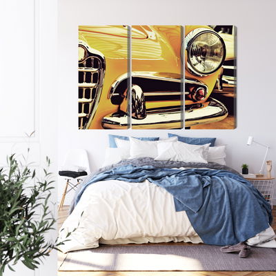 Ljuddämpande tavla - The front of a vintage car