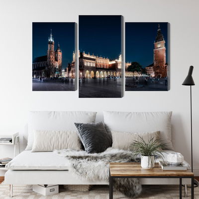 Ljuddämpande tavla - Kraków's cloth hall and st.