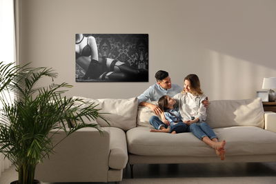 Ljuddämpande tavla - Woman in sensual vintage