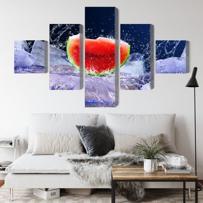 Ljuddämpande tavla - Watermelon on ice